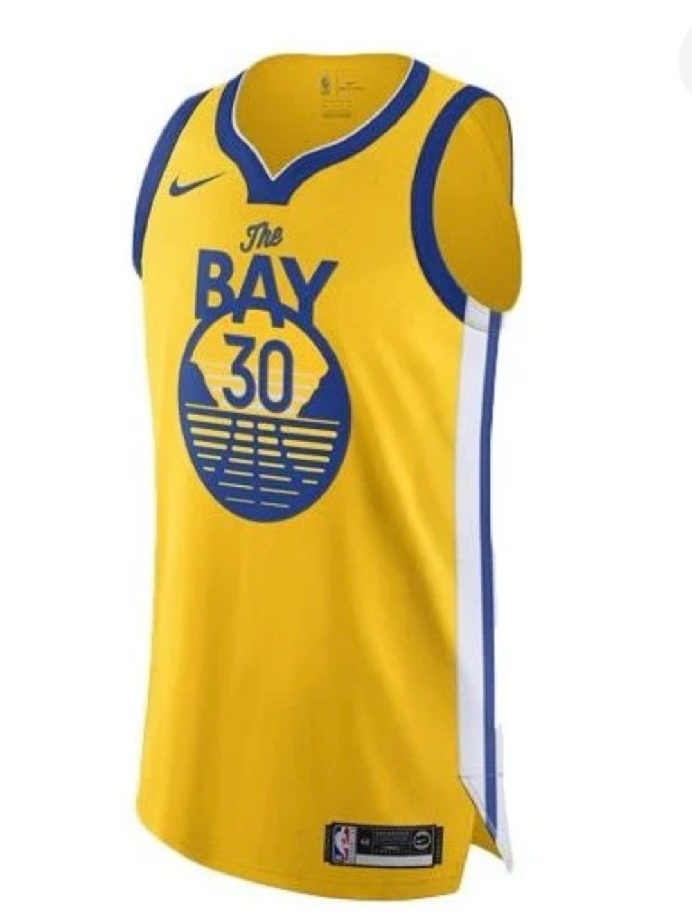 Nike NBA Golden state warriors "The Bay" #30Basketball Jersey Stephen curry